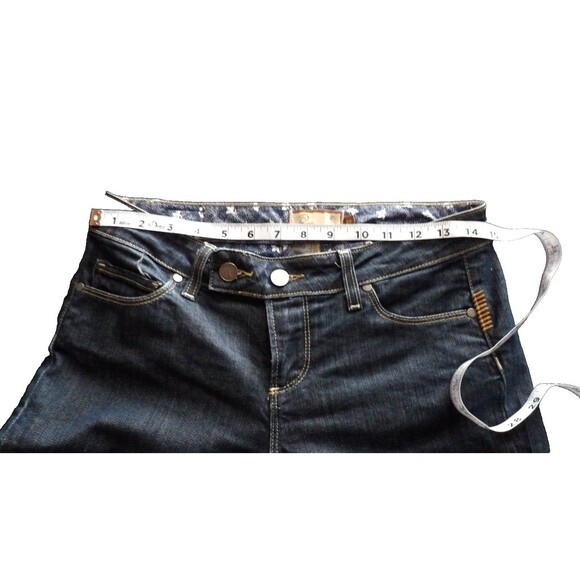 Paige Premium Denim Coldwater Canyon Bell Flare Dark Jeans Size 27 USA size 4 - Picture 14 of 16